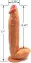 Ultra Big Realistic Dildo - 12 Inch Large Dildo - Suction Cup Dildo for Women Men with Balls