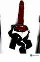 7 inch Big Hollow Strap On Dildo with Vibration and belt Female Sex Toy