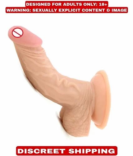 8 inch red top dildo for woman.