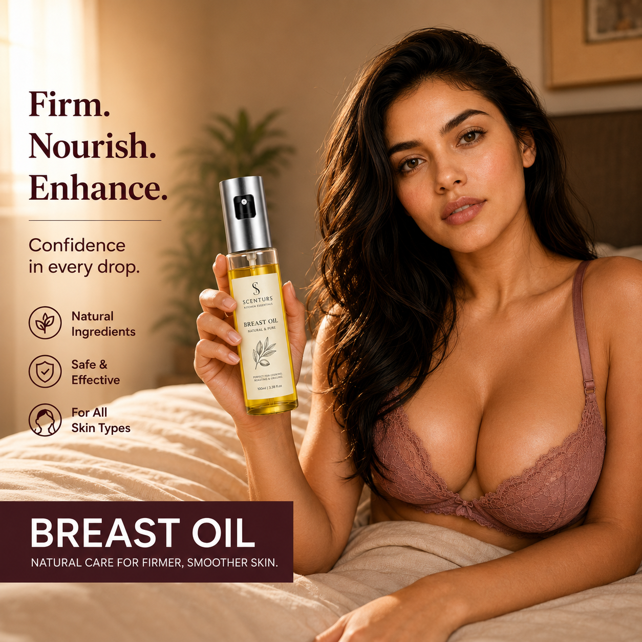 Scenturs BOSSOM Oil for Breast Enlargement and Firming