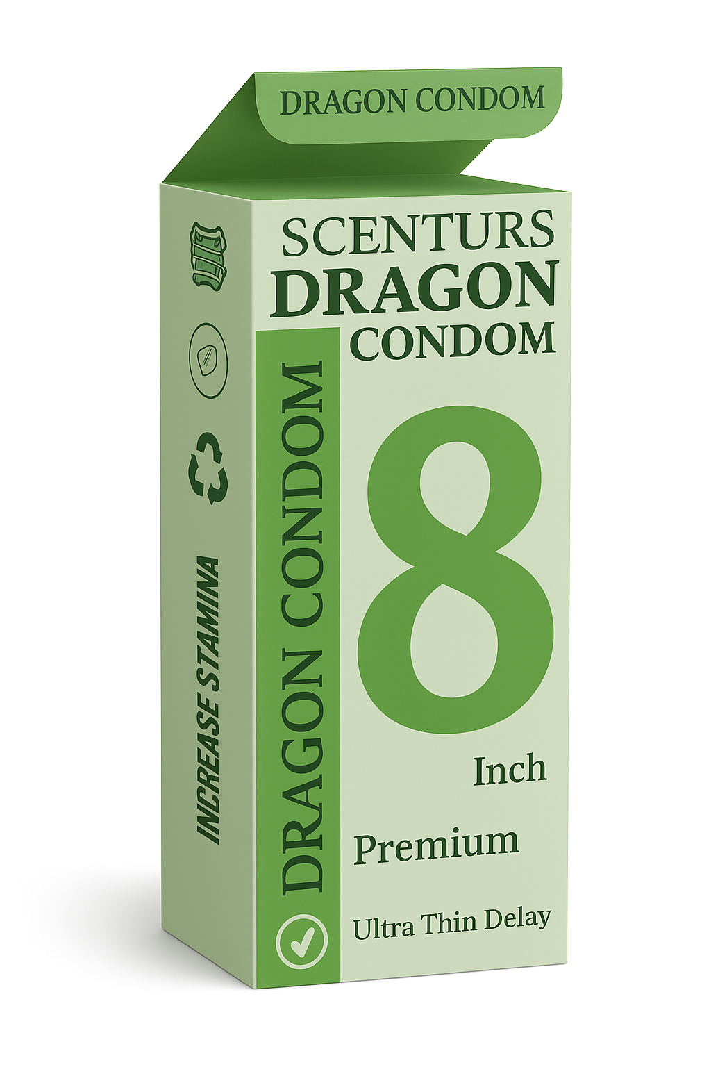 Scenturs Dragon Texture Sleeve – 8 Inch Wellness Accessory