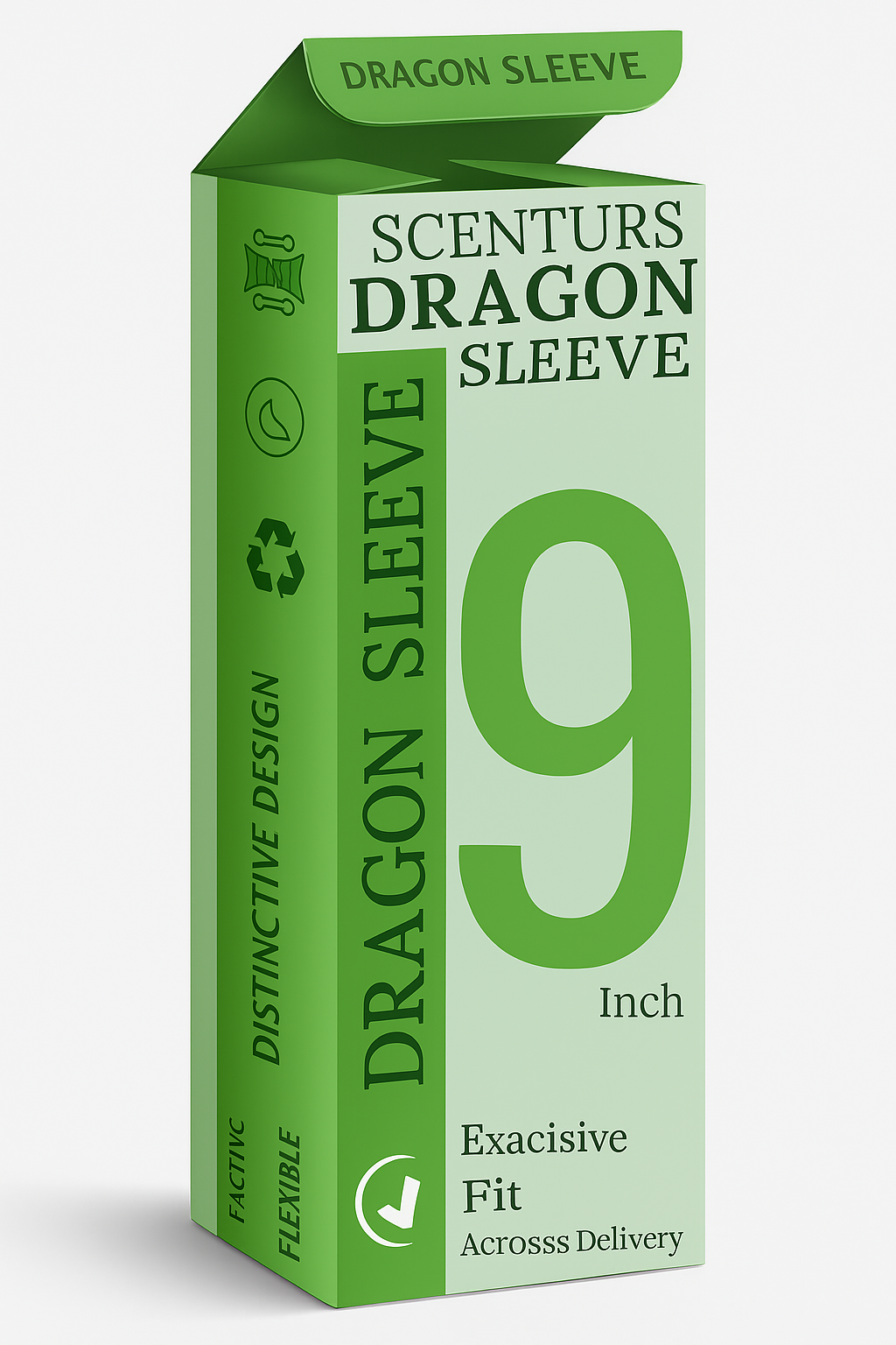 Scenturs Dragon Texture Sleeve – 9 Inch Wellness Accessory