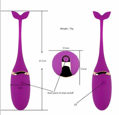 Fishy Vibrating Egg Wireless Remote Controlled