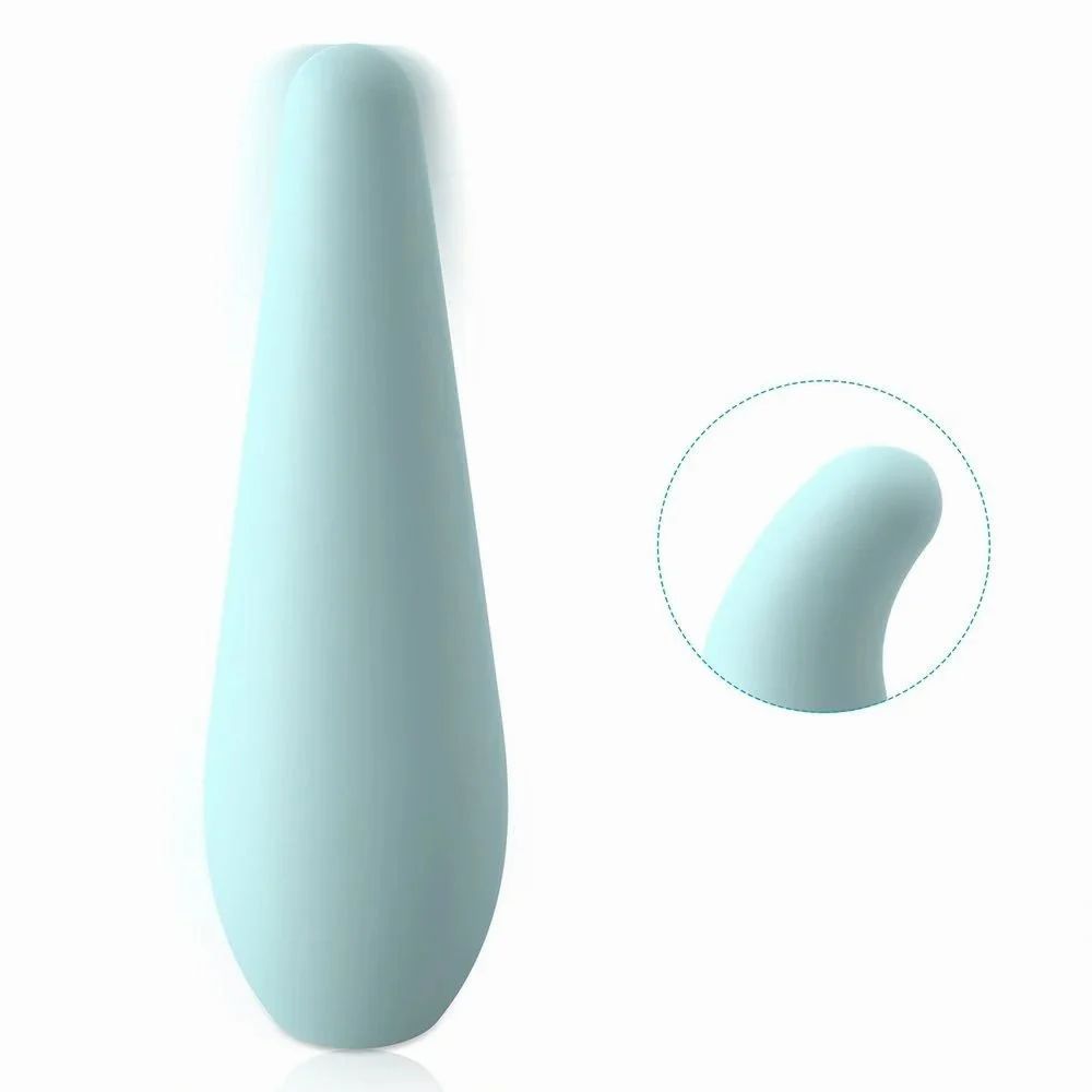 Egg Vibrator White Waterproof Full Body Electric Massager, Silicon