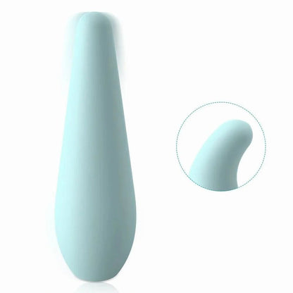 Egg Vibrator White Waterproof Full Body Electric Massager, Silicon