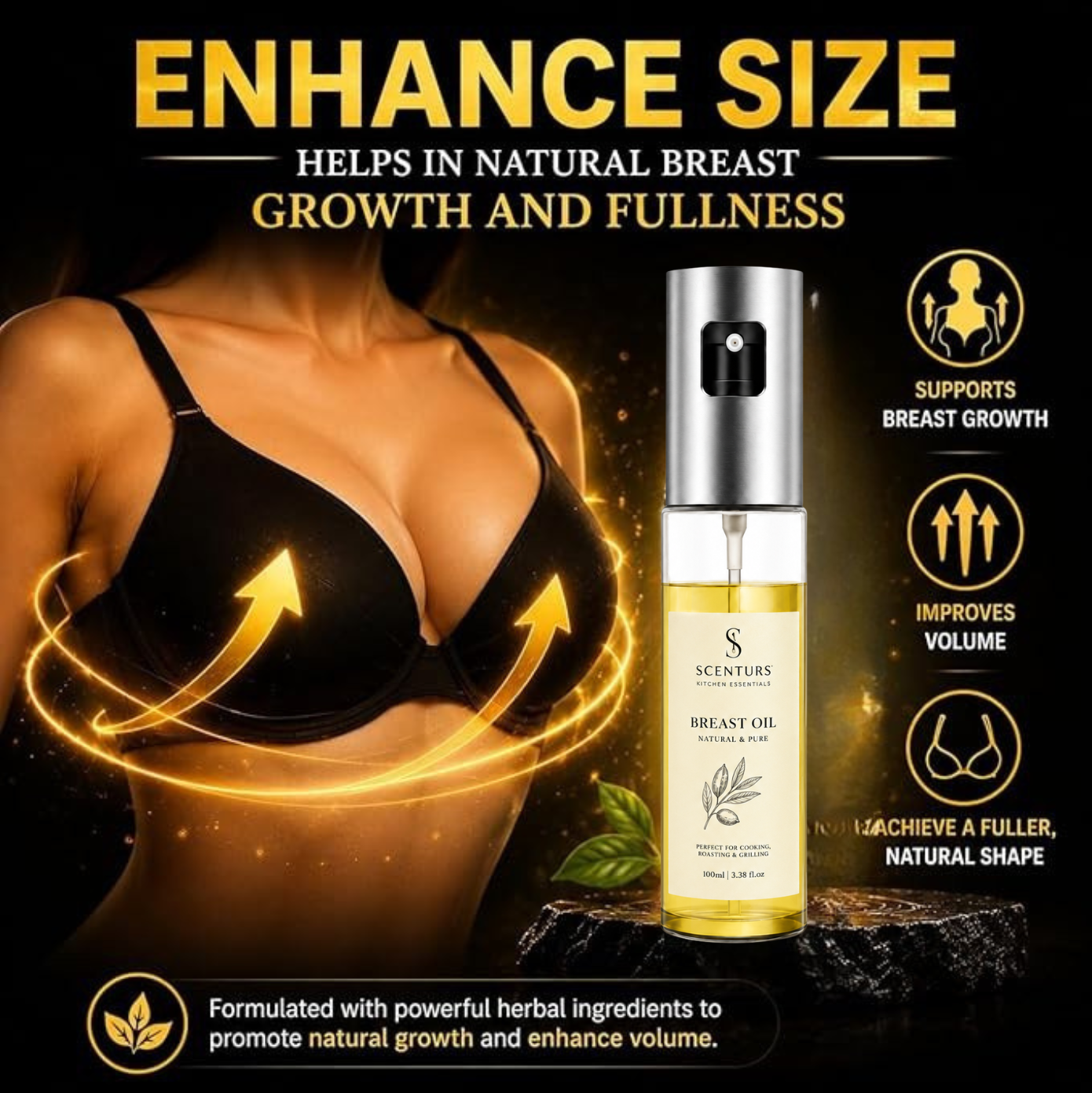 Scenturs BOSSOM Oil for Breast Enlargement and Firming