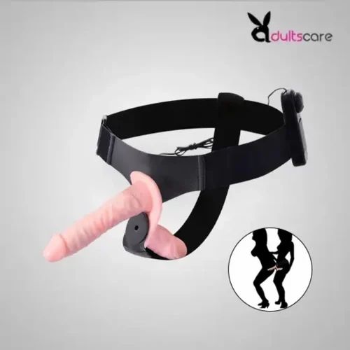 Lesbian Strap on Dildo With Vibration